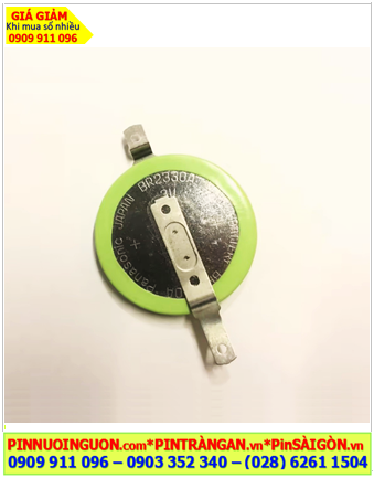 Panasonic BR2330A (chân thép 2 chấu hàn), Pin nuôi nguồn CMOS Panasonic BR2330A lithium 3v chính hãng 